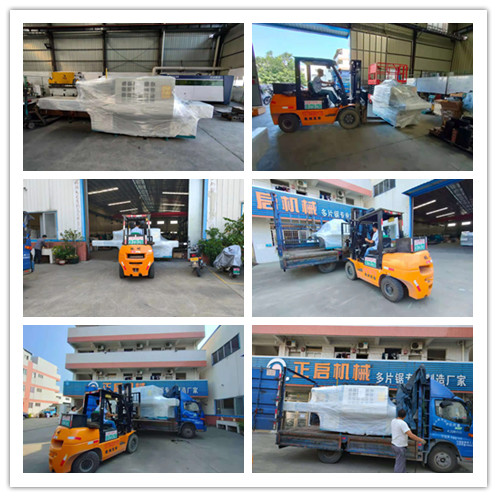 2021年7月24日發往順德區倫教熹涌裕成-ZQ300型圓木多片鋸、