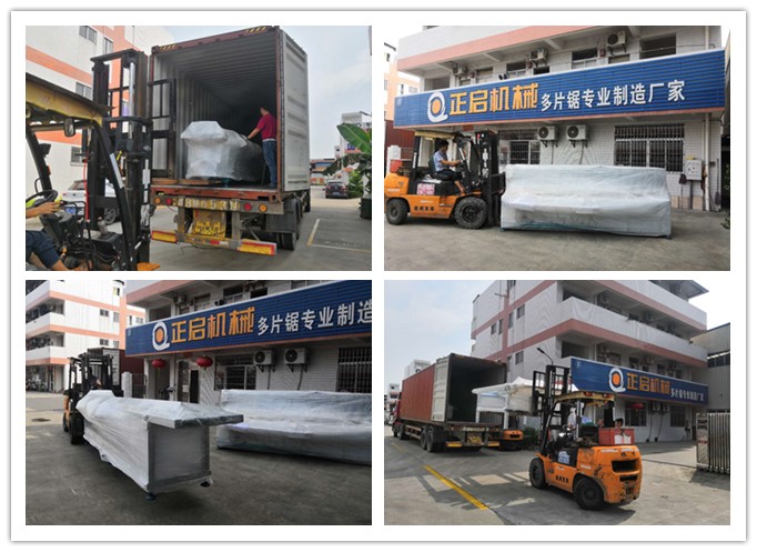 2018年8月發往馬來西亞--雙頭齊頭鋸、自動堆料上料架、自動