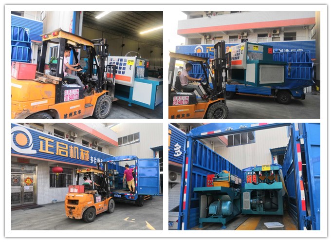 2018年7月發往廣東順德--雙排鏈原木多片鋸、簡易方木多片鋸