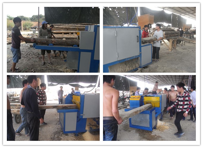 廣州花都 --原木、方木多片鋸工作圖