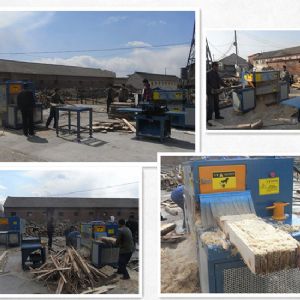 河北唐山-300原木多片鋸-方木150高多片鋸加工現場