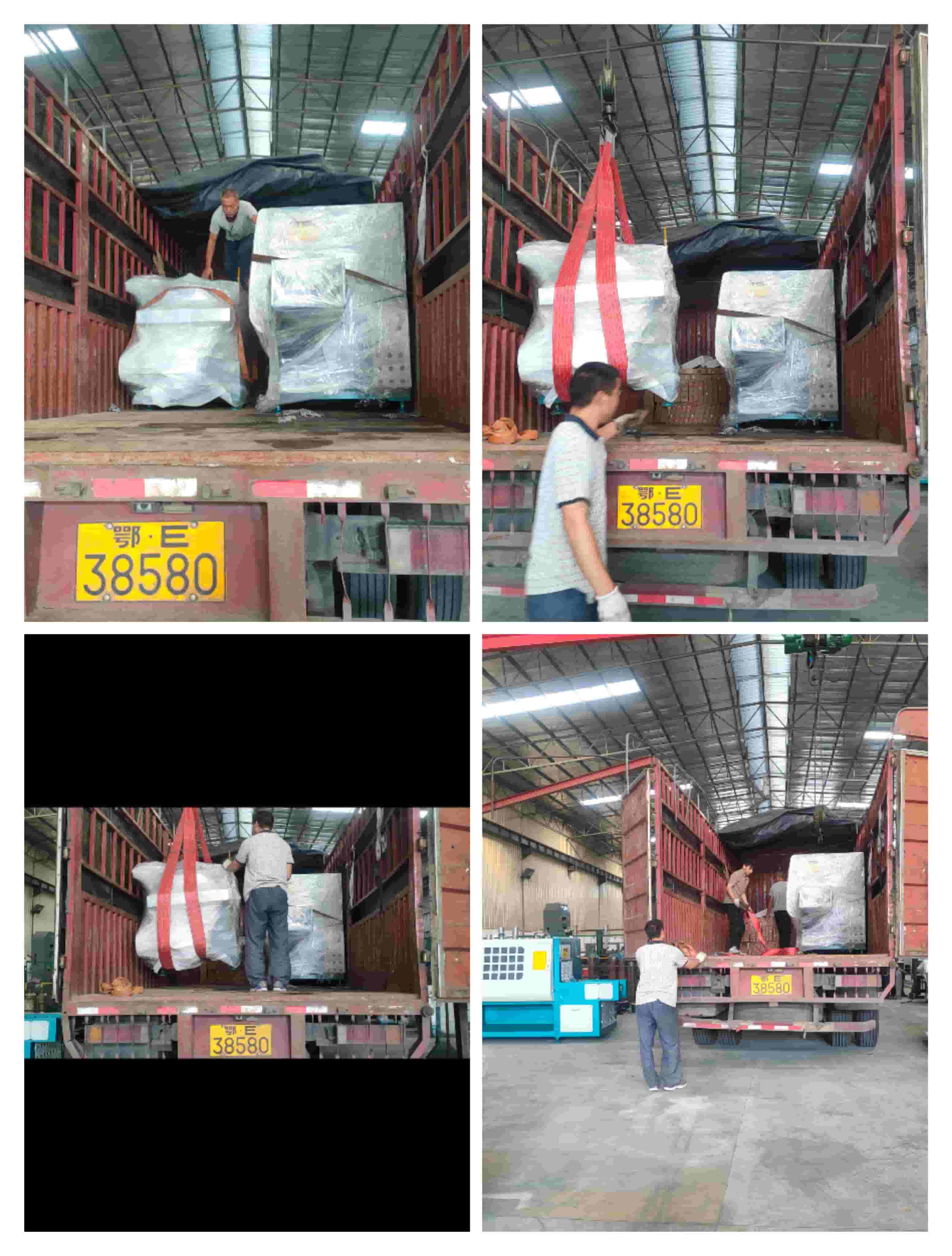 2021年10月18日發湖北荊州-ZQ300圓木多片鋸、ZQ600清邊機